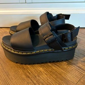 Women’s Doc Martens Voss Leather strap platform sandal. Never worn.